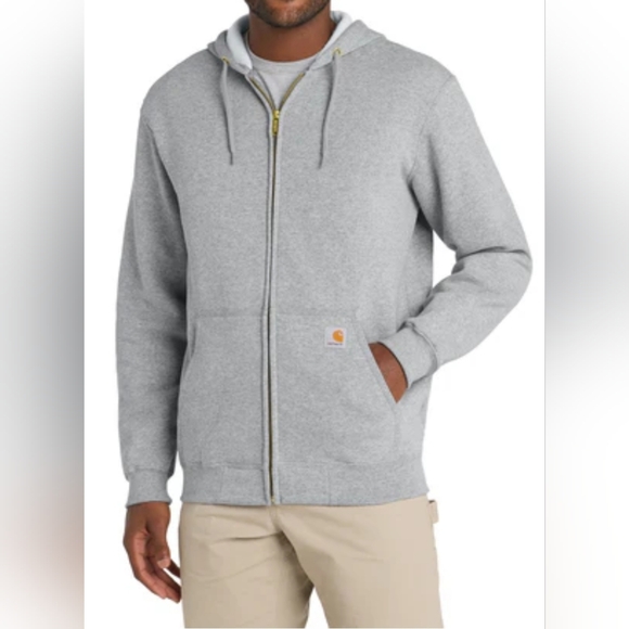 Carhartt Midweight Hooded Zip-Front Sweatshirt Size XL NWOT MSRP $74.99 - Picture 2 of 7